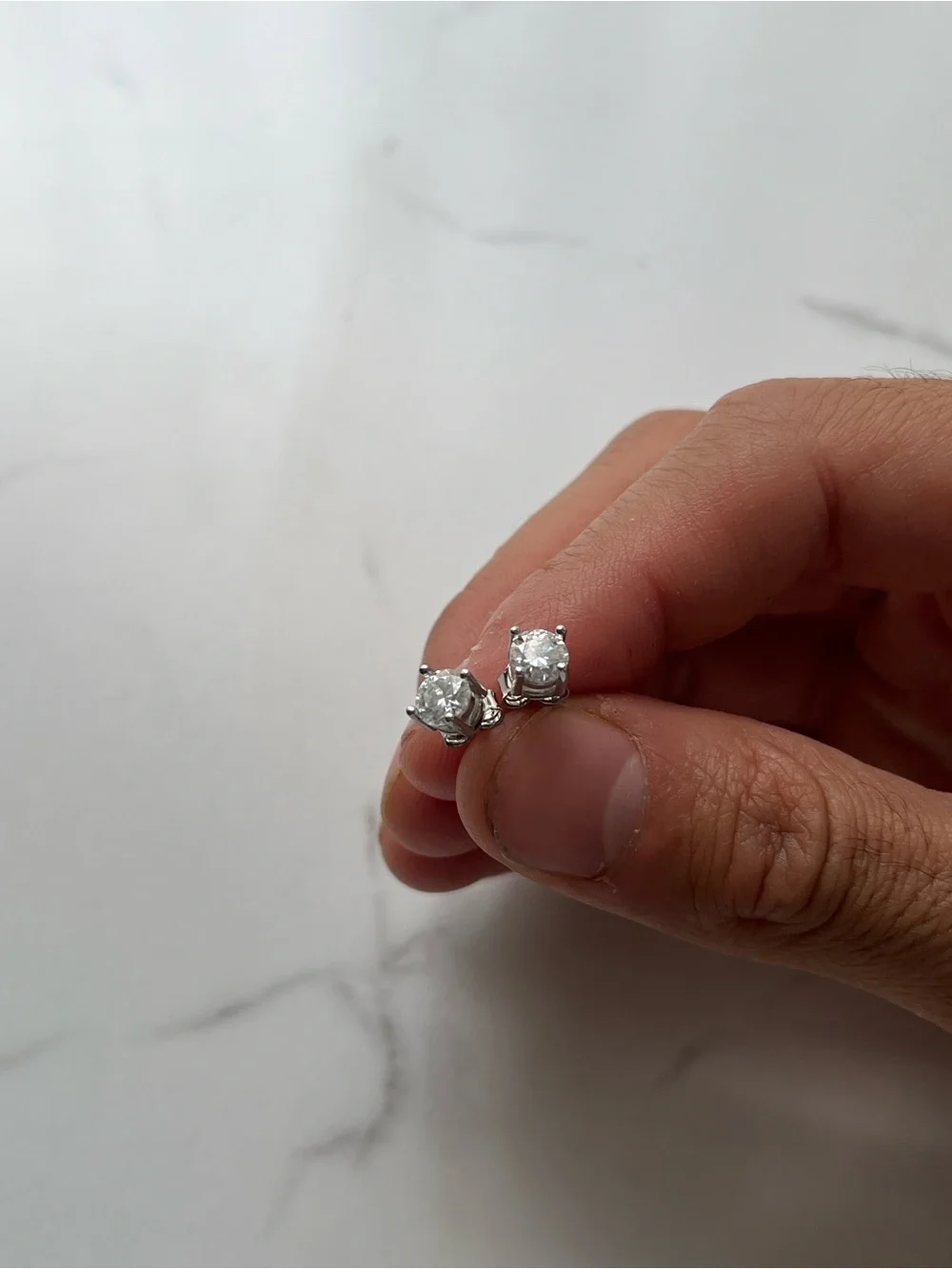 VVS1 Moissanite Stud Earrings